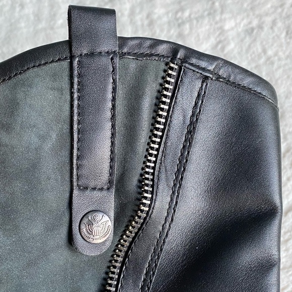 W9 Sam Edelman Leather Riding Boots with zipper hardware - Picture 5 of 12